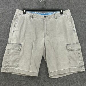 Tommy Bahama Men's Shorts Cargo Gray Size 38 Outdoors Utility Stretch